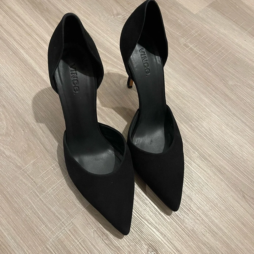 Vince suede heels shoes - Picture 1 of 5